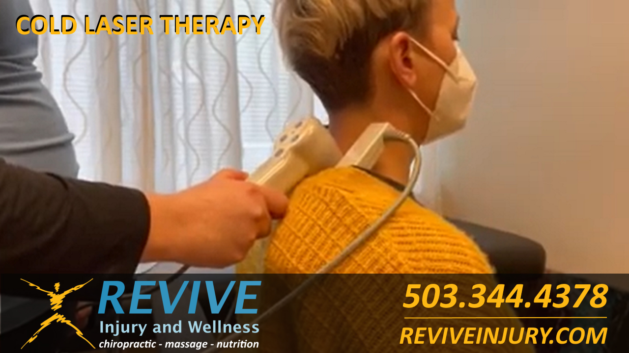 Cold Laser Therapy at Revive Injury in Willamette, Oregon